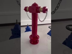 BS750 Verticale brandkraan voor brandbescherming Rood geschilderd PN16-druk ISO9001-gecertificeerd